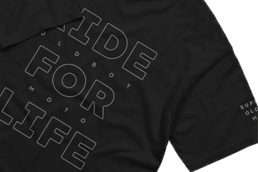 RIDE FOR LIFE Slogan Tee