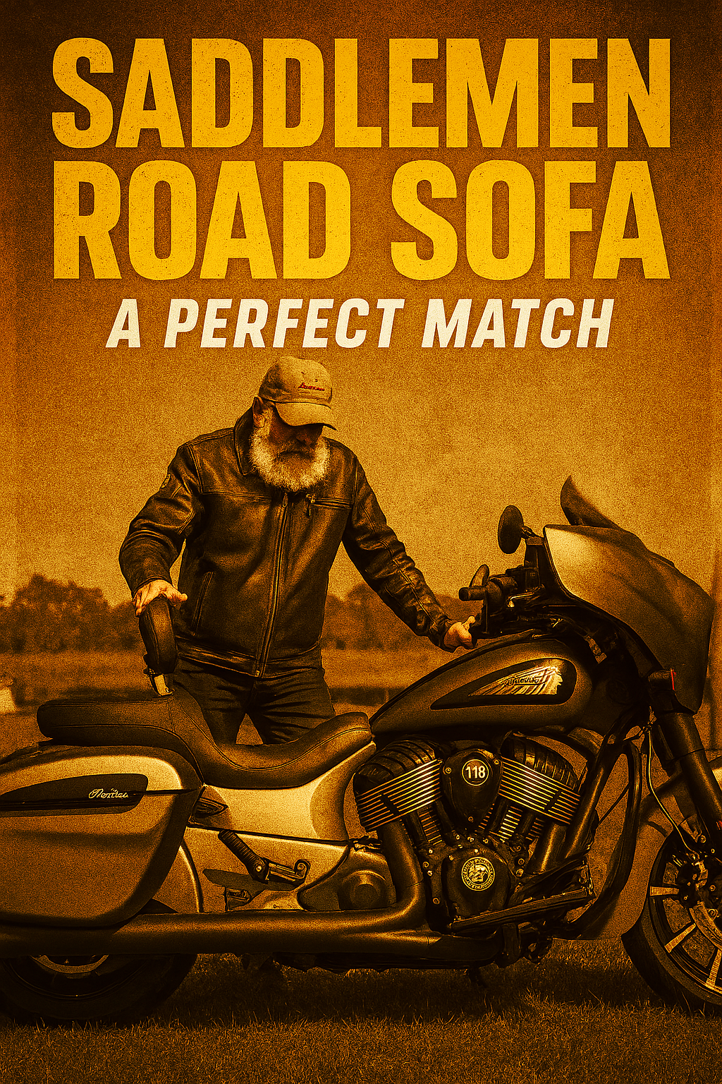Saddlemen Road Sofa Seat Review for Indian Chieftain Poster